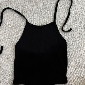 Black Sleeveless Women's Top